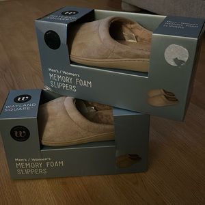 New in the Box. Memory Foam Slippers